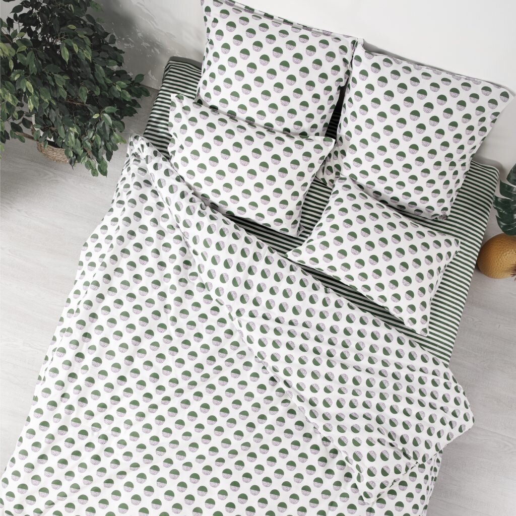 Постельное белье 2-спальное, простыня 180х220 см, 2 наволочки 70х70 см, пододеяльник 175х215 см, Ночь нежна, бязь, Кабо-Верде 70470+70471-1