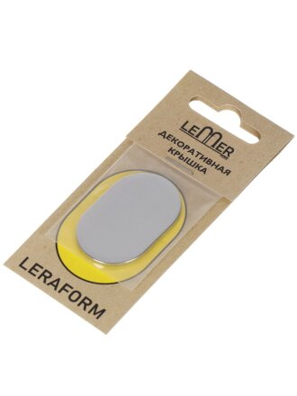 Основание настенное, 5х11х3 см, LEMER, LERAFORM, LEM-LER21, хром