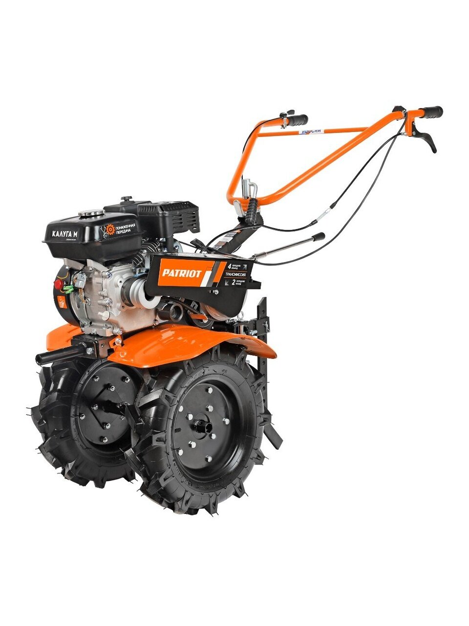 Бензокультиватор Patriot, Калуга М, четырехтактный, ширина 90 см, глубина 30 см, 5150 Вт, 7 л.с., скорость 4 вперед, 2 назад, 440107011