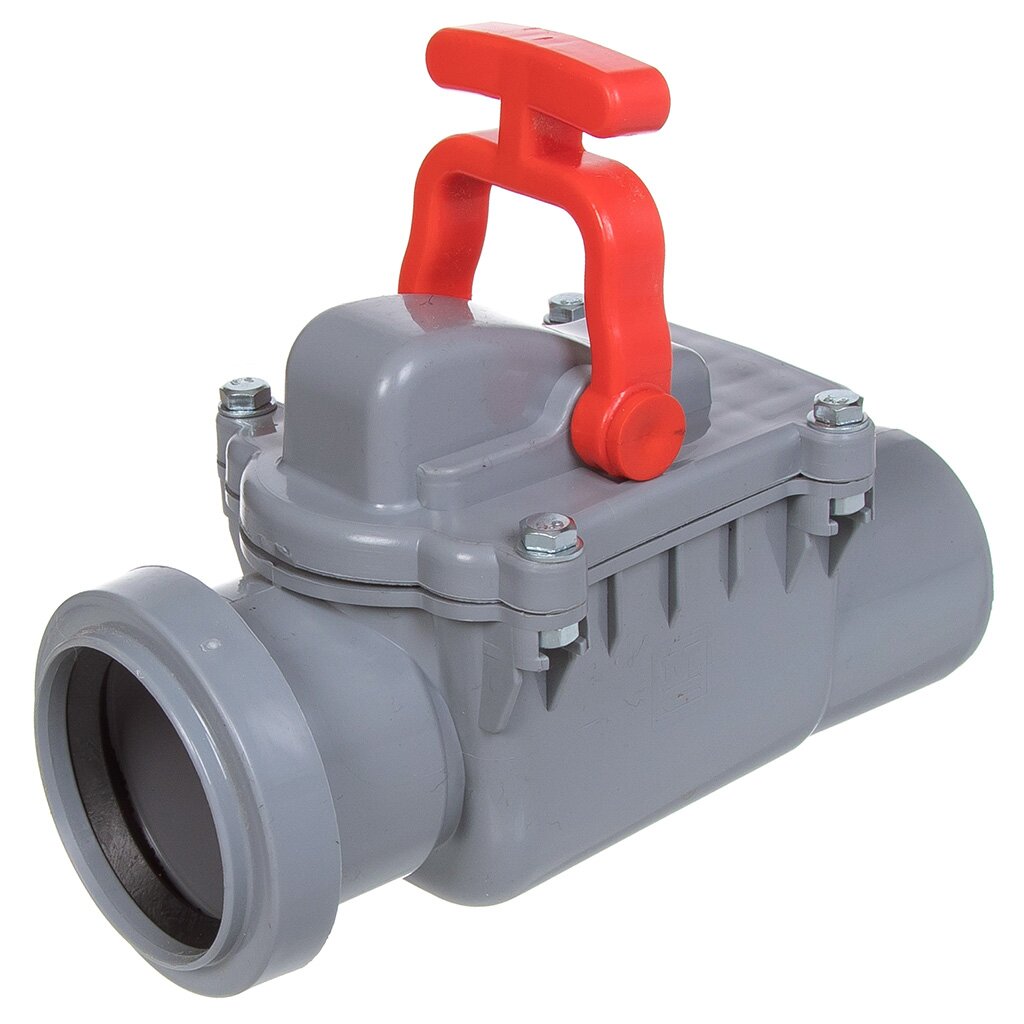 Клапан канализационный обратный, 50 мм, Мультимирпласт, ОБРКЛ ВК 50 клапан для воды 1 2 15 мм латунь обратный profactor pf cv 240
