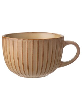 Кружка керамика, 580 мл, Stripe collection, Lefard, 191-216, сливочная