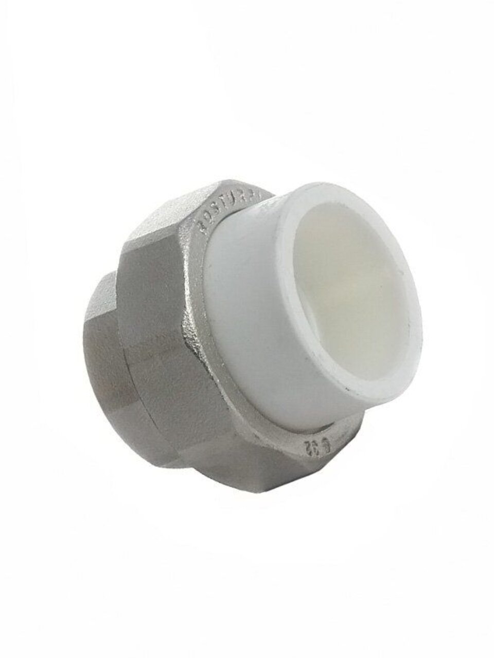 Муфта разъемная полипропилен, d32х1&amp;quot;, внутренняя резьба, белая, РосТурПласт