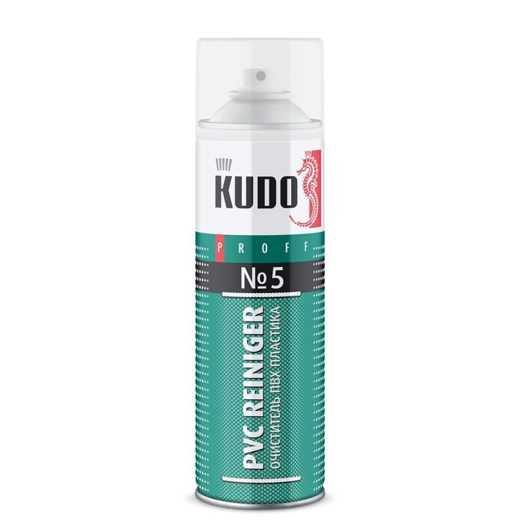 Очиститель для ПВХ, PVC Reiniger №5, 0.65 л, KUDO очиститель для пвх proff 10 1 л kudo слаборастворяющий