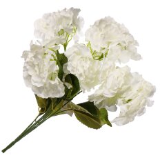 Цветок искусственный декоративный Гортензия, 50 см, белый, Y4-7906