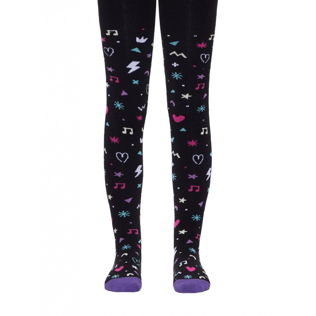 Колготки детские, Conte-kids, Sof-Tiki, 518, черные, 128-134 см, 7С-38СП