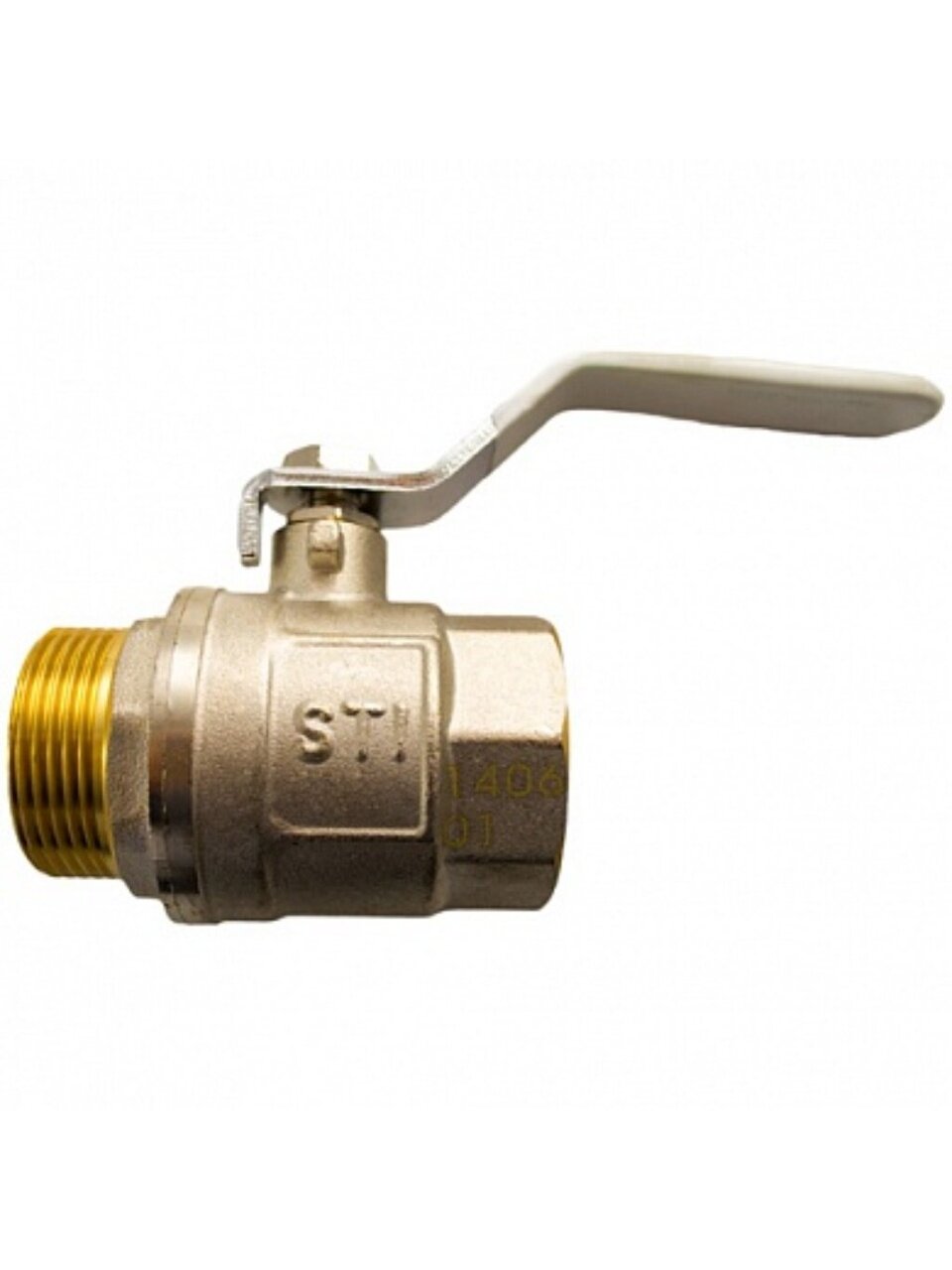 Кран для воды 1 г-ш ручка никель STI 829₽