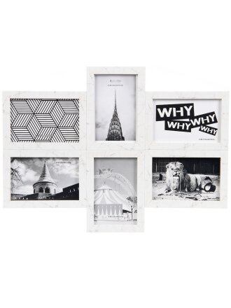 Фоторамка-коллаж на 6 фото, 46.5х34.5 см, фото 10х15 см, МДФ, Y4-6744