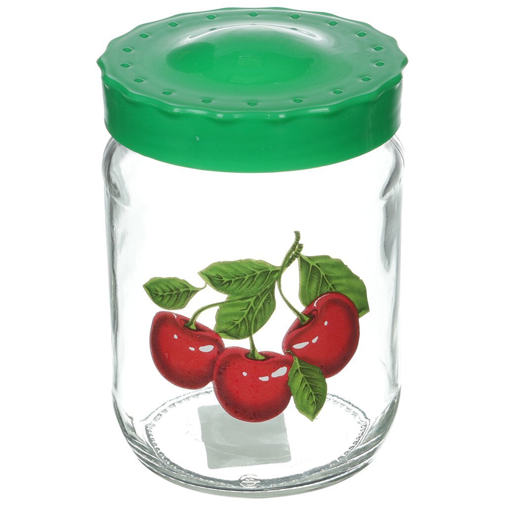 Ст Банка д/сып продуктов 500мл пласт.крышка Ягодный микс 2850-Д