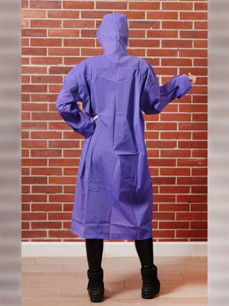Дождевик пончо 65х110 см, с капюшоном, кнопки, EVA, 0.12 микрон, UNI, с застежкой-кнопками, в ассортименте, Y6-1827