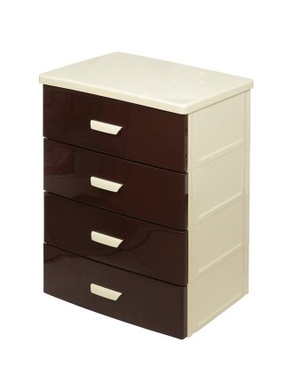 Комод 4 ящика, Классика/Престиж, 57х42.5х83 см, дерево, Элластик-Пласт