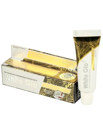 Зубная паста White Glo, Отбеливающая с кокосовым маслом, 24 г