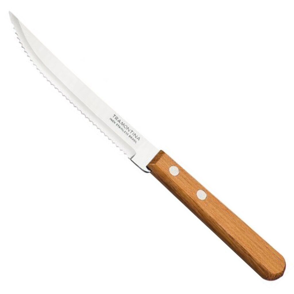 Нож кухонный стальной Tramontina Dynamic 22300-005 для стейка, 12.5 см