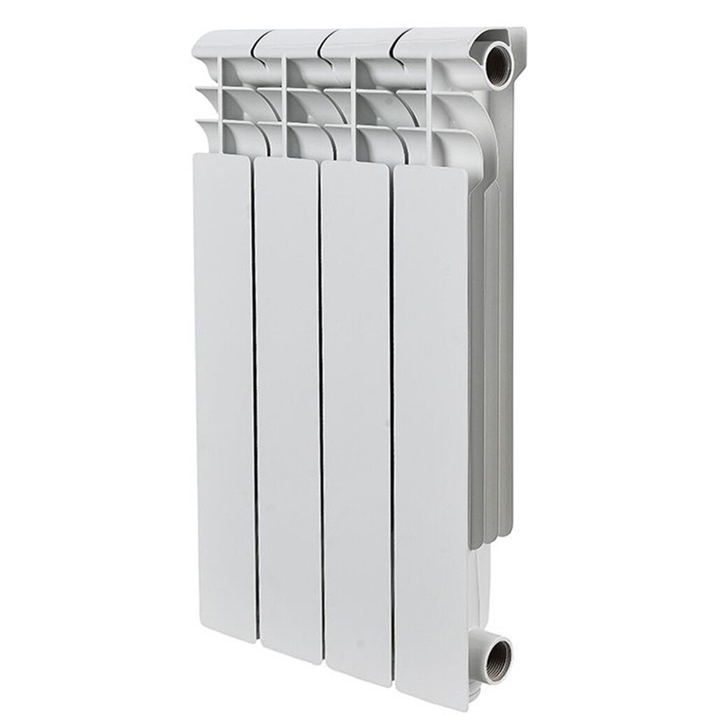 Радиатор биметалл, 500х80 мм, Rommer, Profi, 4 секции, 82487 алюминиевый радиатор rommer profi 350 4 секции