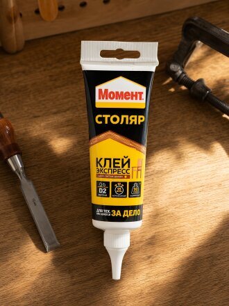 Клей Момент, однокомпонентный, 125 г, 1251724, Столяр