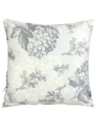 Подушка декоративная, 40х40 см, Гортензия, 100% полиэстер