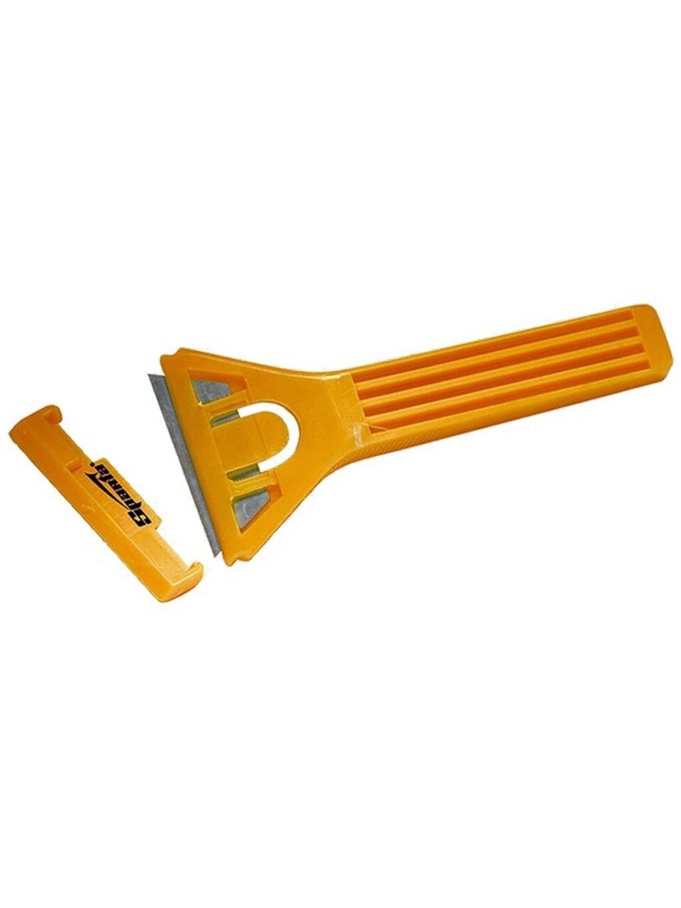 Скребок пластик, 51 мм, прямой, лезвие, рукоятка пластик, Sparta, 795405