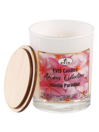 Свеча ароматическая, 9х7.5 см, Evis, Кэди- Vanilla Paradise, в стекле, 24 0182 1021 01 36