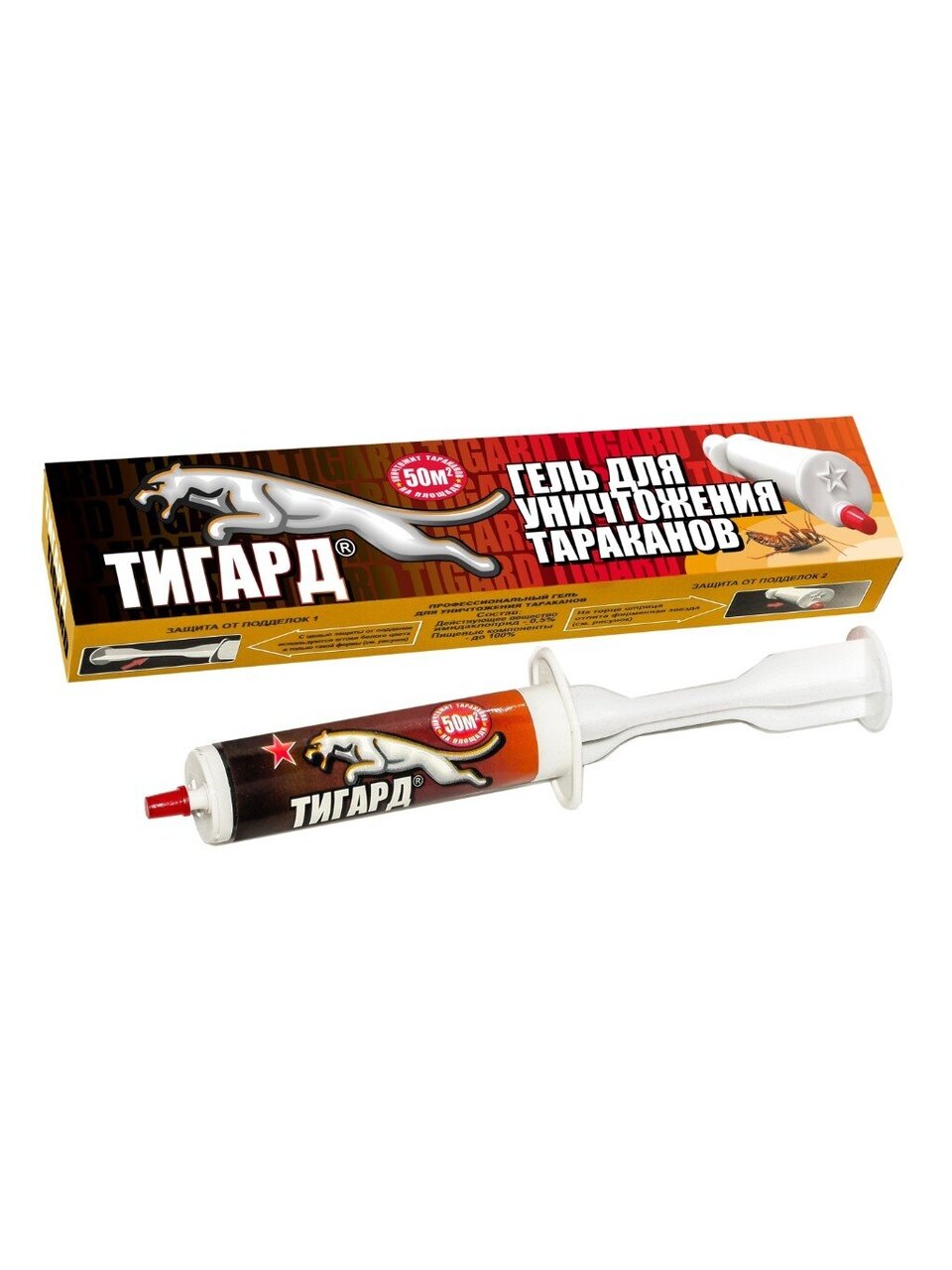 Инсектицид от тараканов, гель, 30 г, Тигард