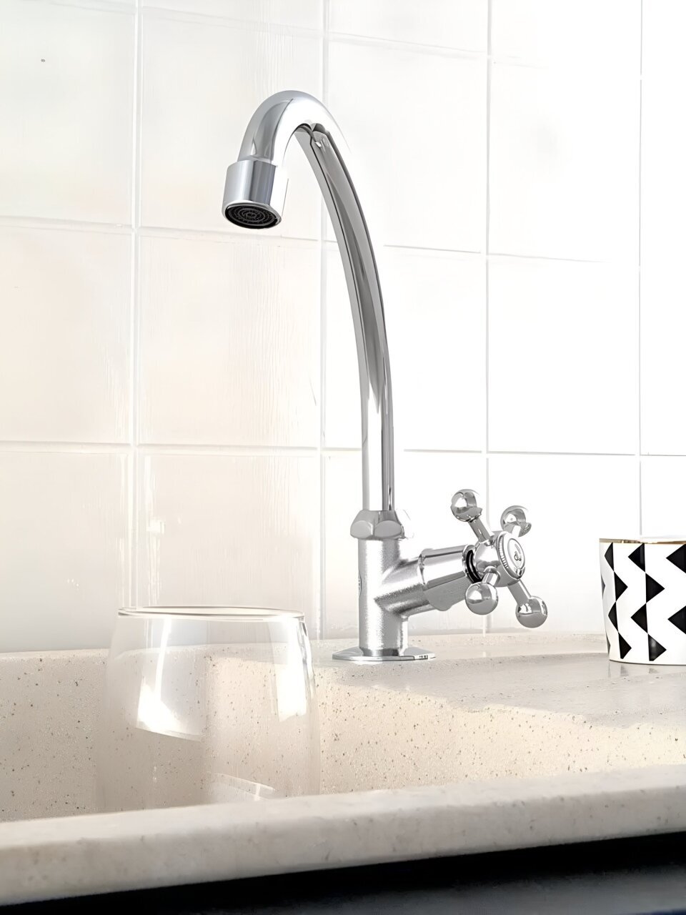 Смеситель для кухни, Cronwil, с кран-буксой, для одного типа воды, CB330-41