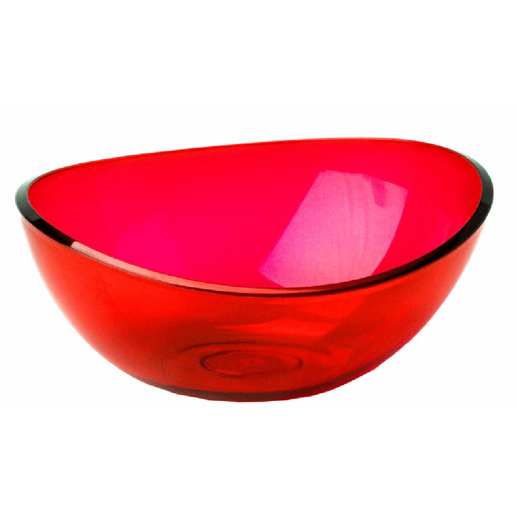 Салатник пластмассовый, 700 мл, Кристалл М 1350 красный Idea