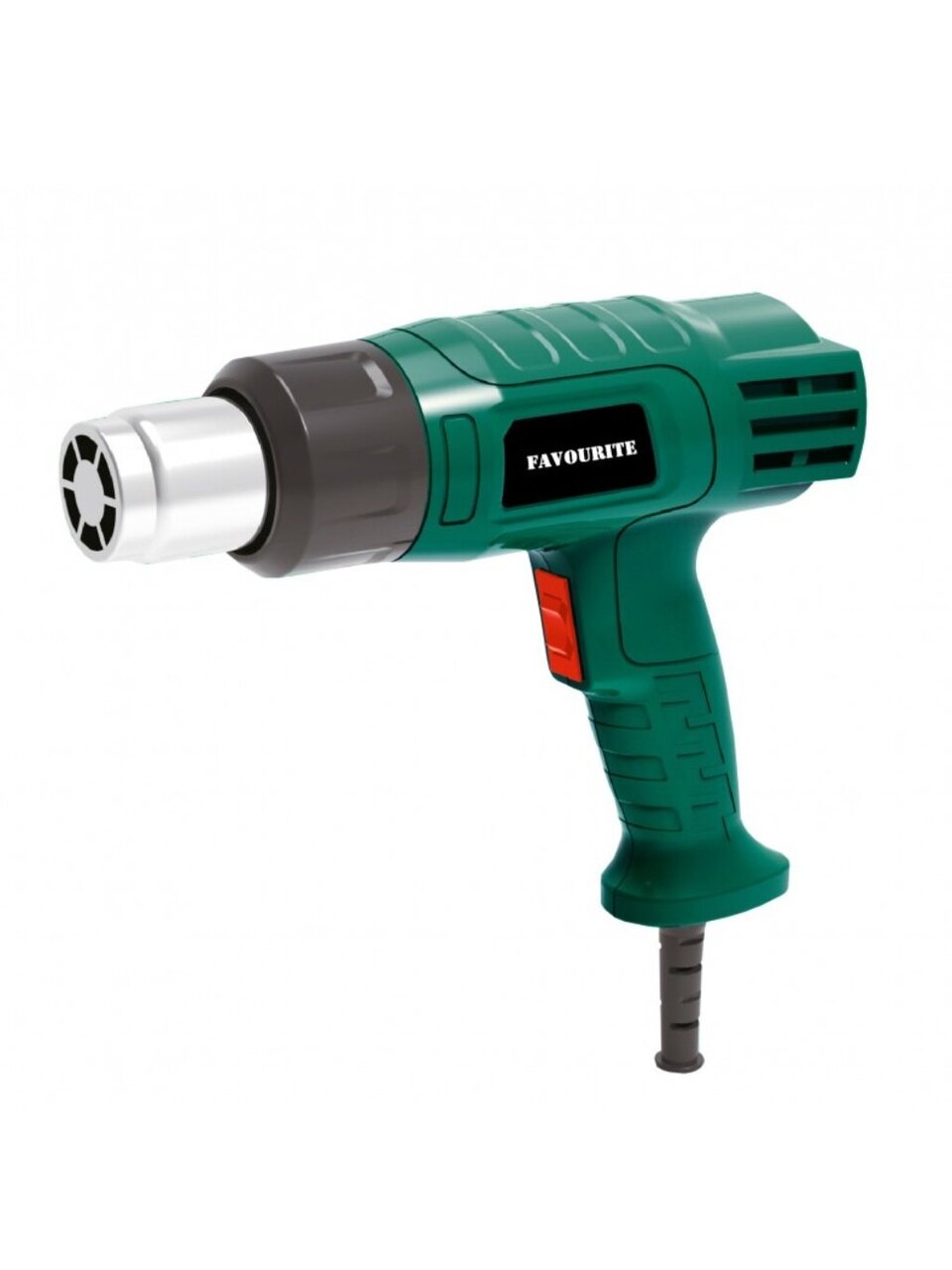 Фен строительный Favourite, FHGP 2000, 2000 Вт, 500 л/мин, 400 °C, 600 °C, 2 скорости, 119102000