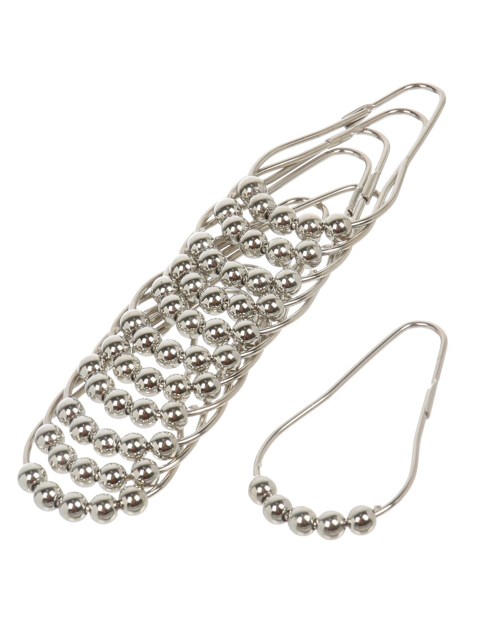 Кольца для штор, 12 шт, металл/пластик, Y4-11134