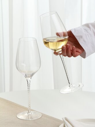 Бокал для вина, 600 мл, хрустальное стекло, 2 шт, Wilmax, Julia Vysotskaya, WL-888101-JV / 2C