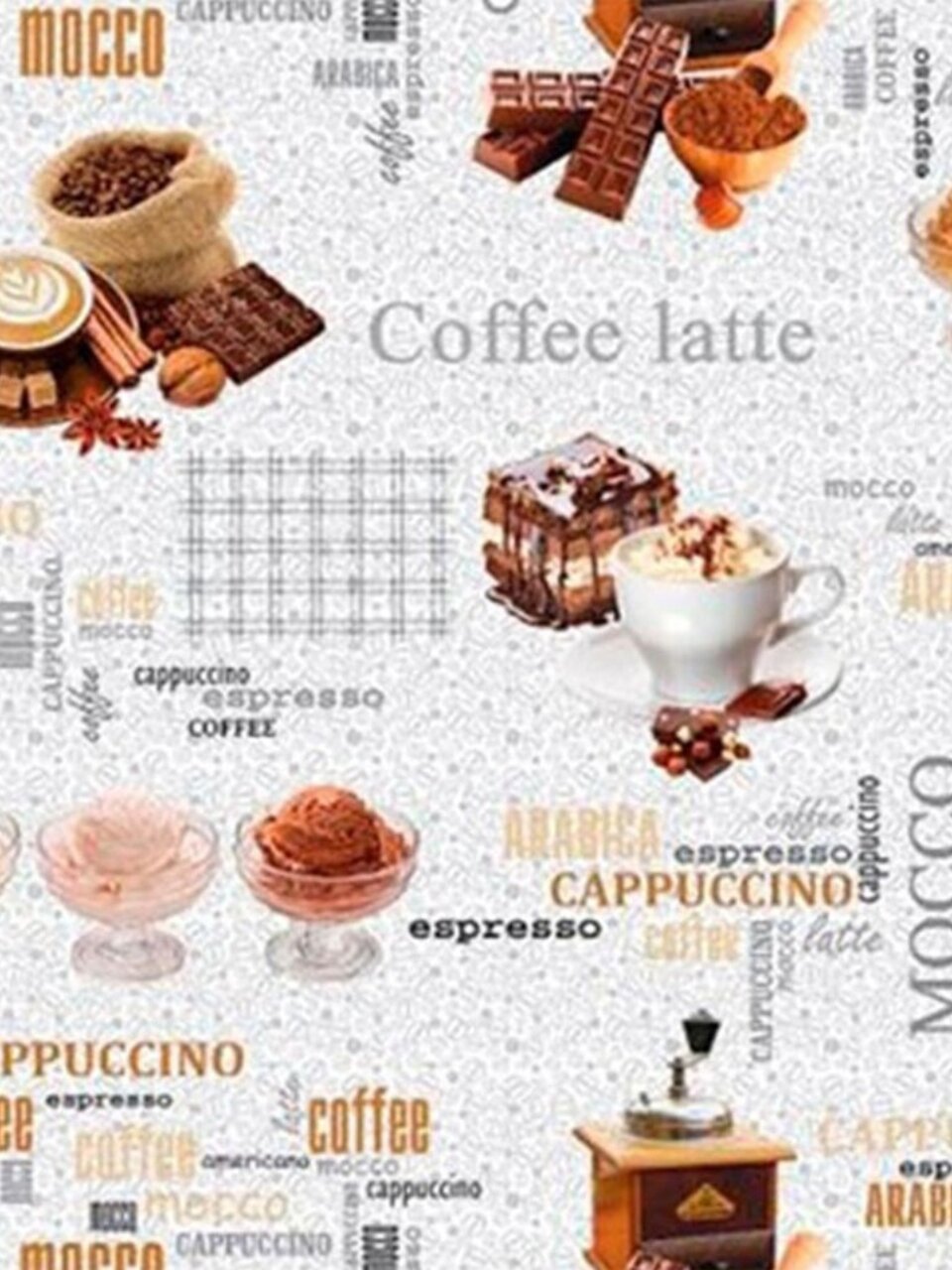 Клеенка Колорит, Перфект Мажор, 1.3х20 м, ПВХ на нетканой основе, 576/0