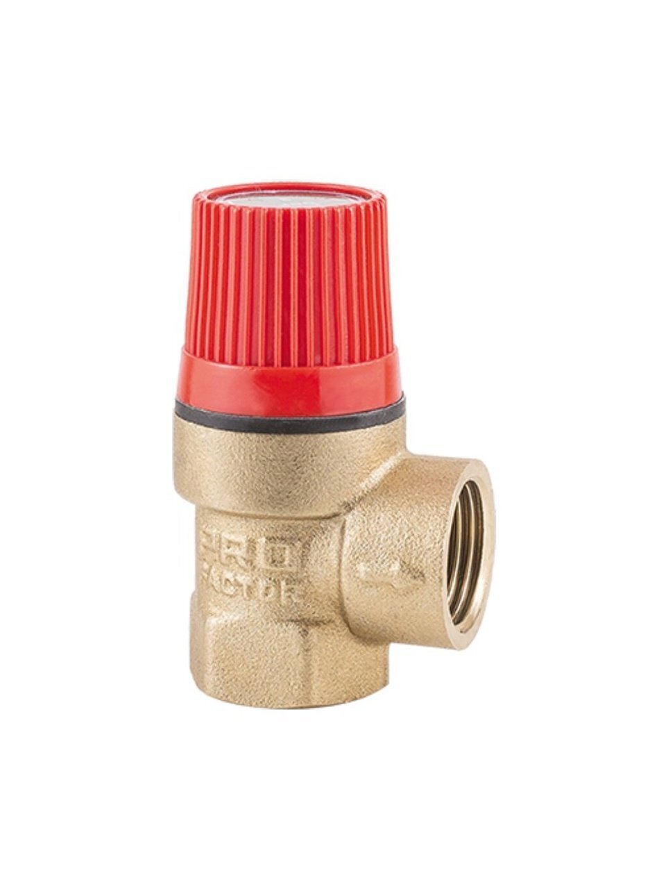Клапан предохранительный латунь, 1/2&amp;quot;, г-г, 3 бар, ProFactor, PF BS 576.15-3