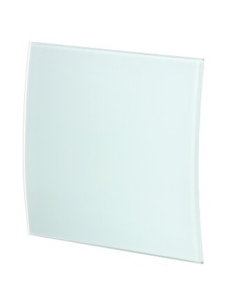 Лицевая панель для вентилятора Viento, установочный диаметр 100 мм, белая, SYSTEM+ Серия SFERA, SFERA glass 100