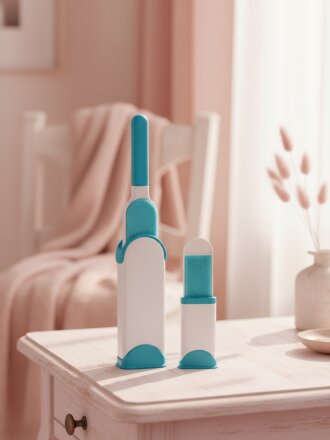 Щетка для одежды от шерсти животных с чехлом, 8Х5.5Х33.7 см, Y4-11405