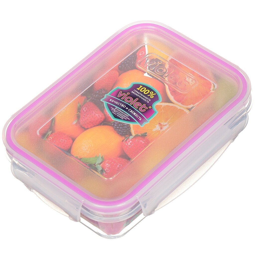 Конт д/СВЧ прямоуг 0,5л прозрачн 092/06