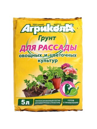 Грунт для рассады, 5 л, Агрикола