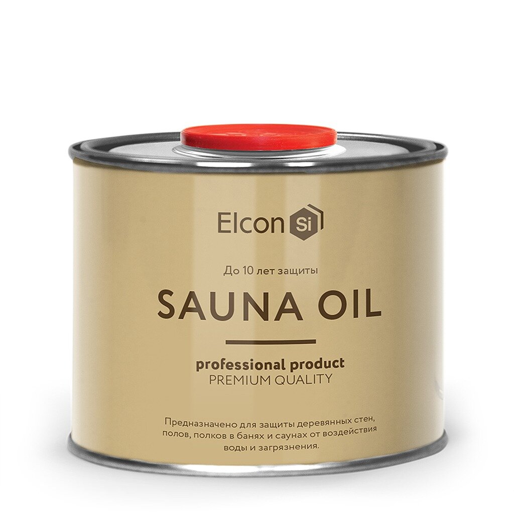 Масло Elcon, Sauna, для полков, 0.5 л соль для бани proffi sauna с маслом лаванды