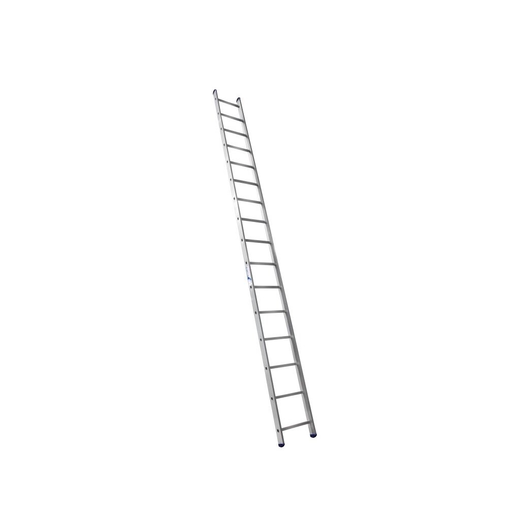 Лестница приставная, 1 секция, 16 ступеней, алюминий, 4.5 м, 150 кг, Alumet, 5116 лестница приставная сибртех 97832 12 ступеней