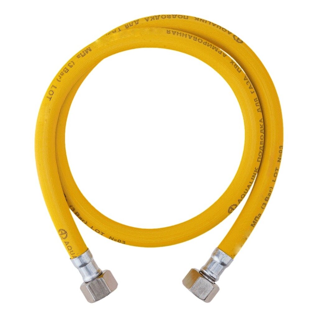 Подводка для газа 3/4"х0.4 м, г-г, ПВХ, AquaLink