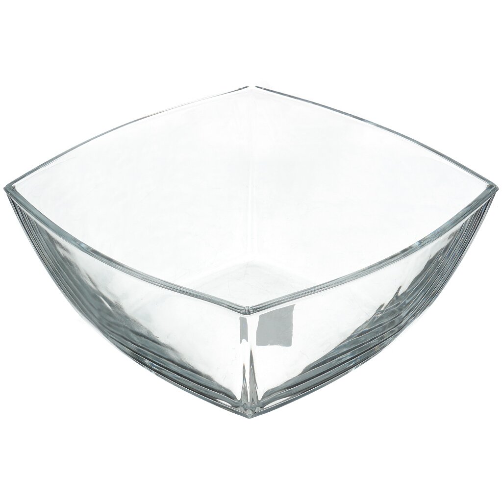 Салатник стекло, квадратный, 24х24 см, Tokio, Pasabahce, 53076SLB салатник на ножке bernadotte декор деколь отводка платина 25 см
