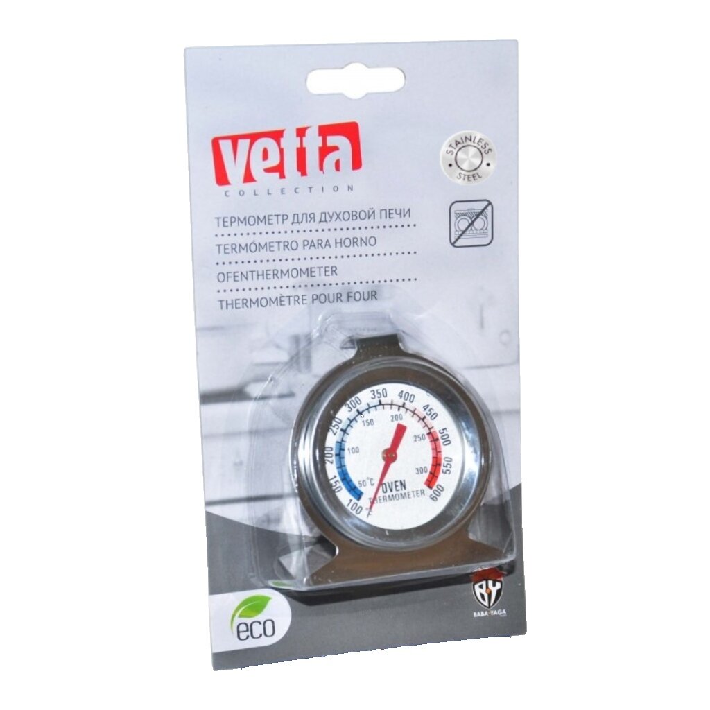 Термометр для духовой печи, нержавеющая сталь, Vetta, KU001, 884-203