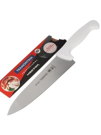 Нож Tramontina, Professional Master, для мяса, нержавеющая сталь, 20 см, рукоятка пластик, 24609/088-TR