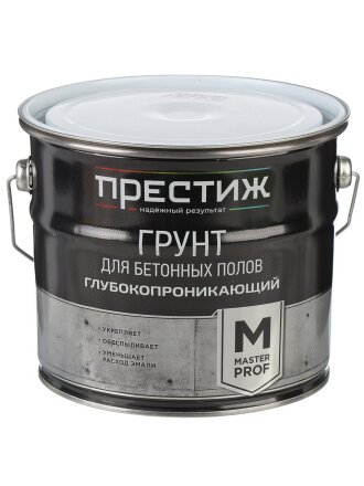 Грунт Престиж, Мастер, для бетонных полов, акриловый, 2.8 кг
