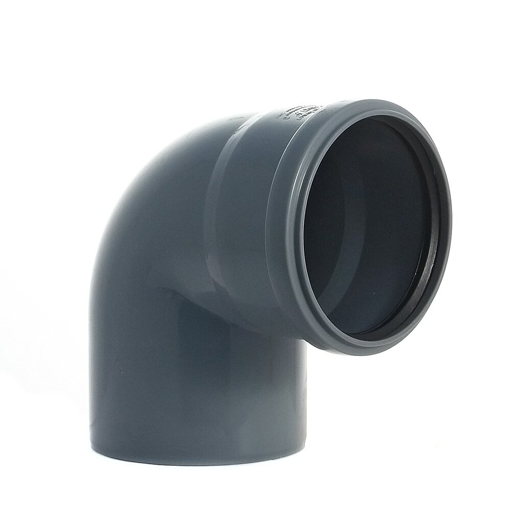 Уголок канализационный 110 мм, 90 °, Мультимирпласт, внутренний, ОТВ ВК 110/87.5 кольцо уплотнительное диаметр 50 мм мультимирпласт к50