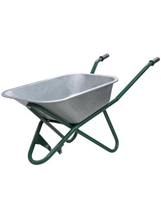 Тачка строительная одноколесная, сталь, 200 кг, 110 л, 0.8 мм, втулка D12 мм, без колес, Профи