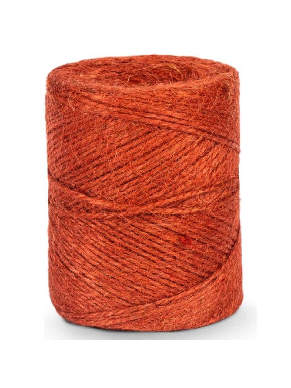 Шпагат джут, 200 г, 1200 текс, двухниточный, П 2 пол, 13799-1, красный