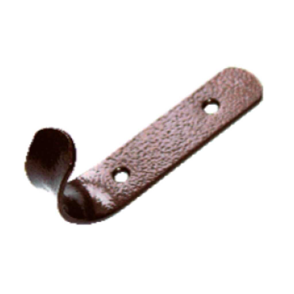 Крючок-вешалка 1-рожковый, Домарт, антик медь засов с пружиной домарт 16 мм зсп 500 9478