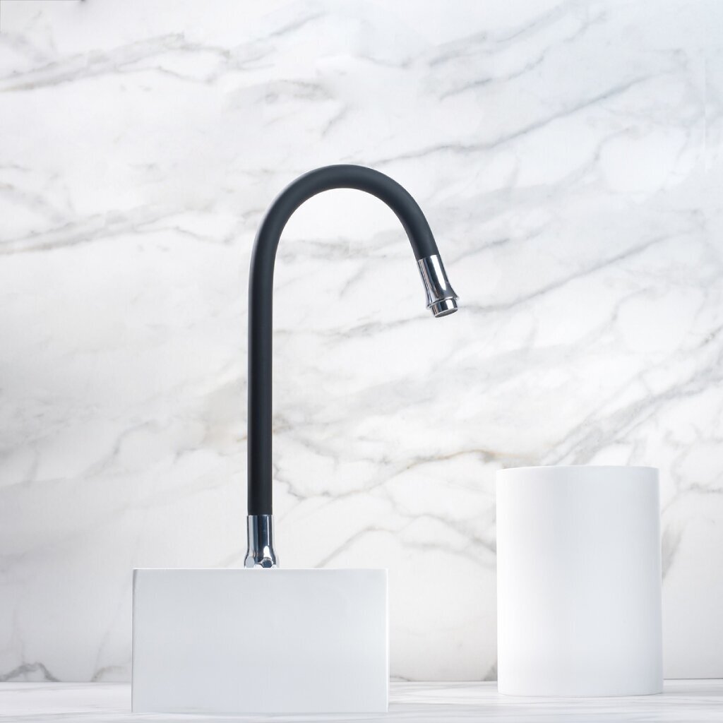 Излив смесителя силикон, внутренняя резьба, гибкий излив, 1 режим, 360 °, РМС, S134BL