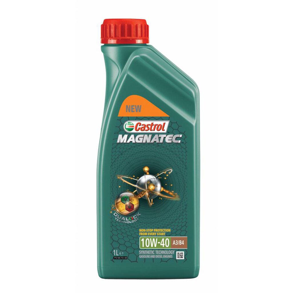 Масло моторное полусинтетическое, 10W40, Castrol, Magnatec R A3/B4, 1 л, 15CA23