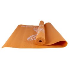 Коврик для йоги и фитнеса Atemi, AYM01PIC, ПВХ, 173х61х0,4 см, оранжевый с рисунком, 00000136063