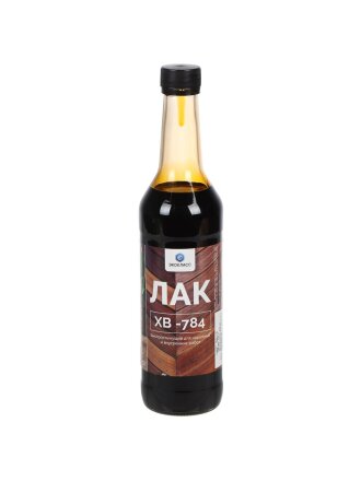 Лак Экокласс, Венге, ХВ-784, глянцевый, для внутренних и наружных работ, 0.5 л
