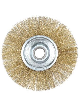 Щетка для УШМ Bartex, плоская, посадочный диаметр 22.2 мм, 993175