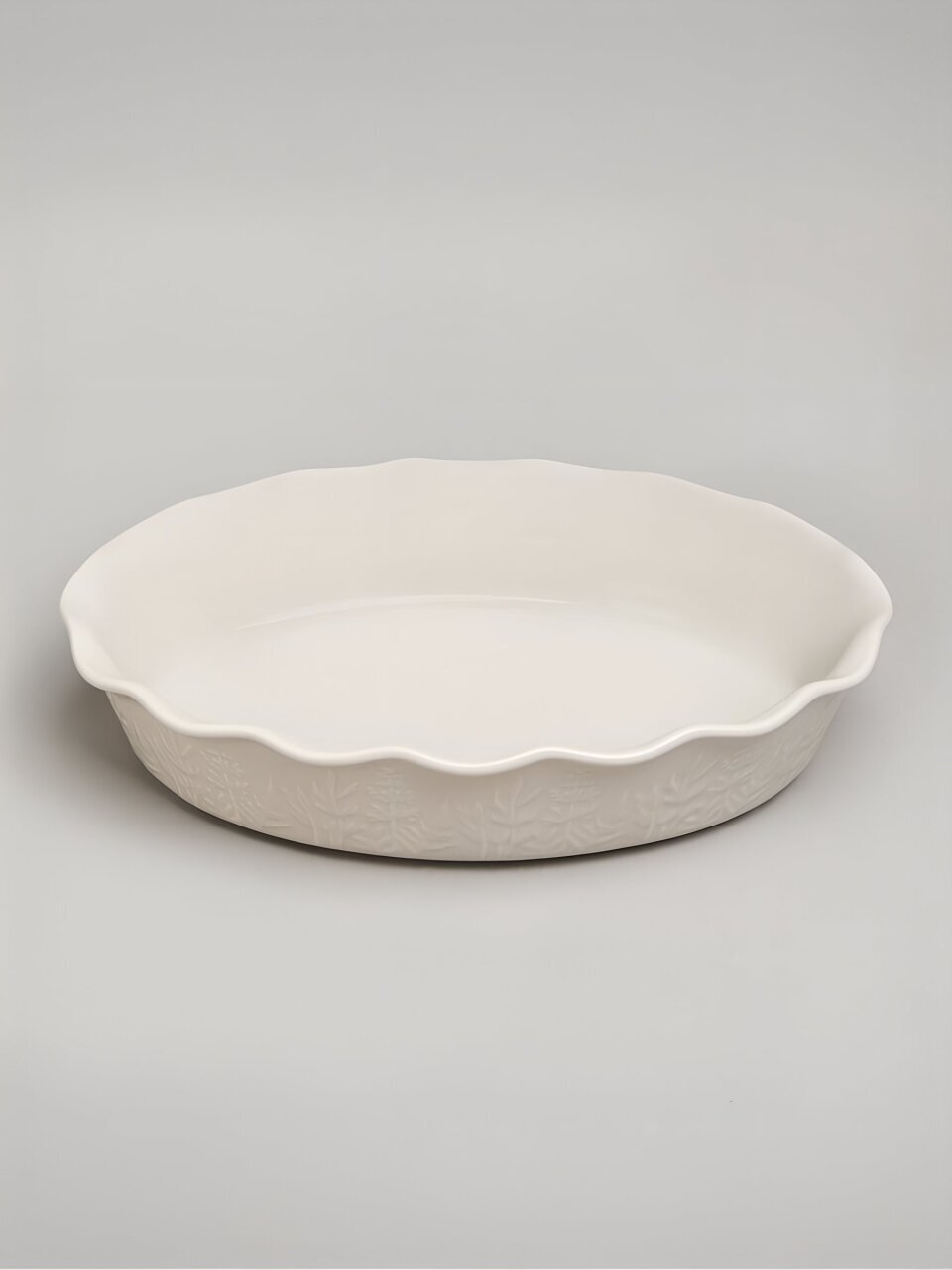 Форма для запекания керамика, 23.5х32х7 см, 1.9 л, овальная, Agness, Beige, 780-125